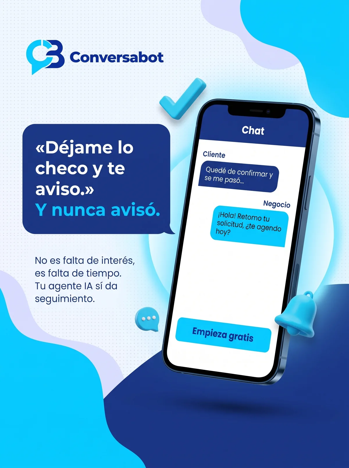 Post de contenido producido para Conversabot