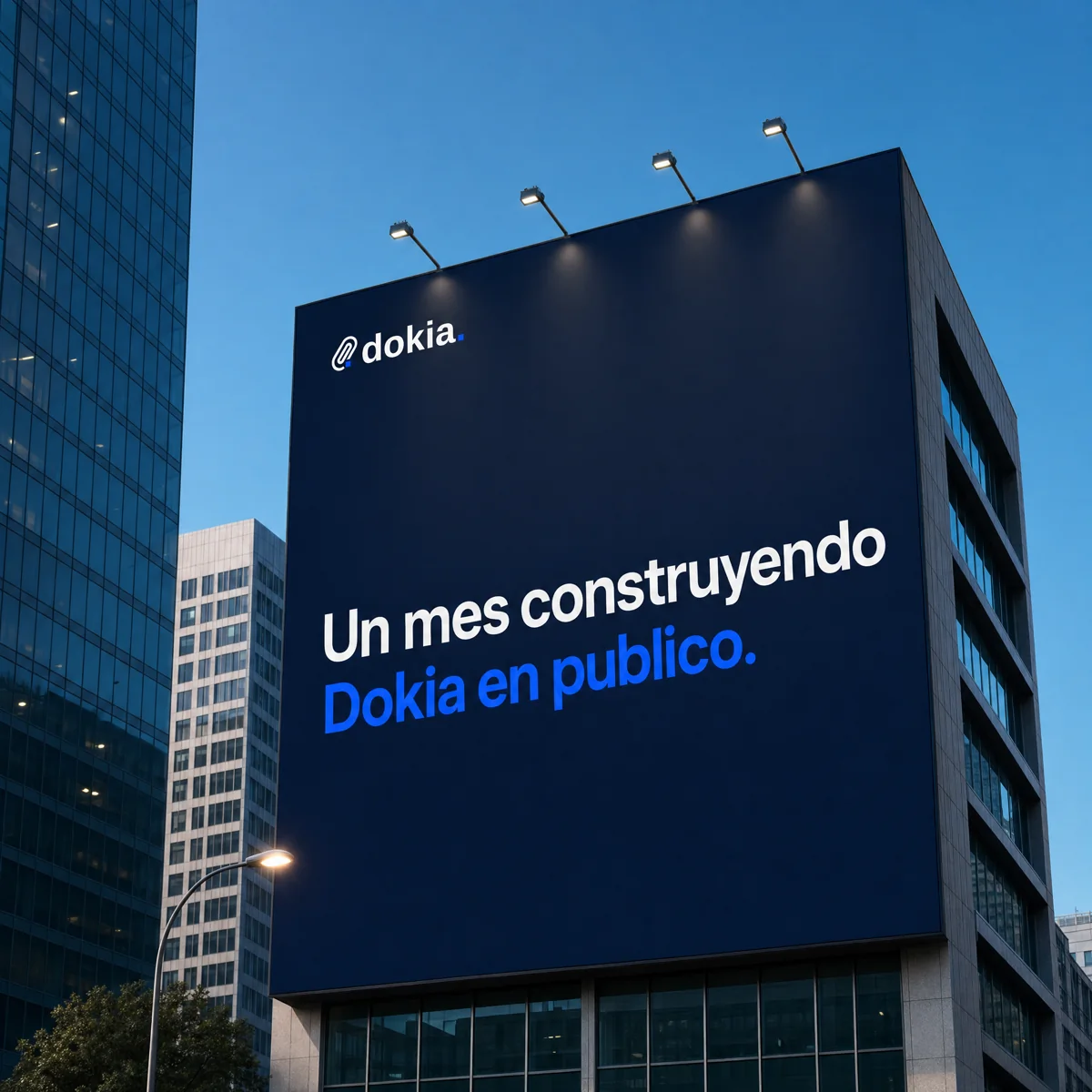 Pieza de venta producida para Dokia