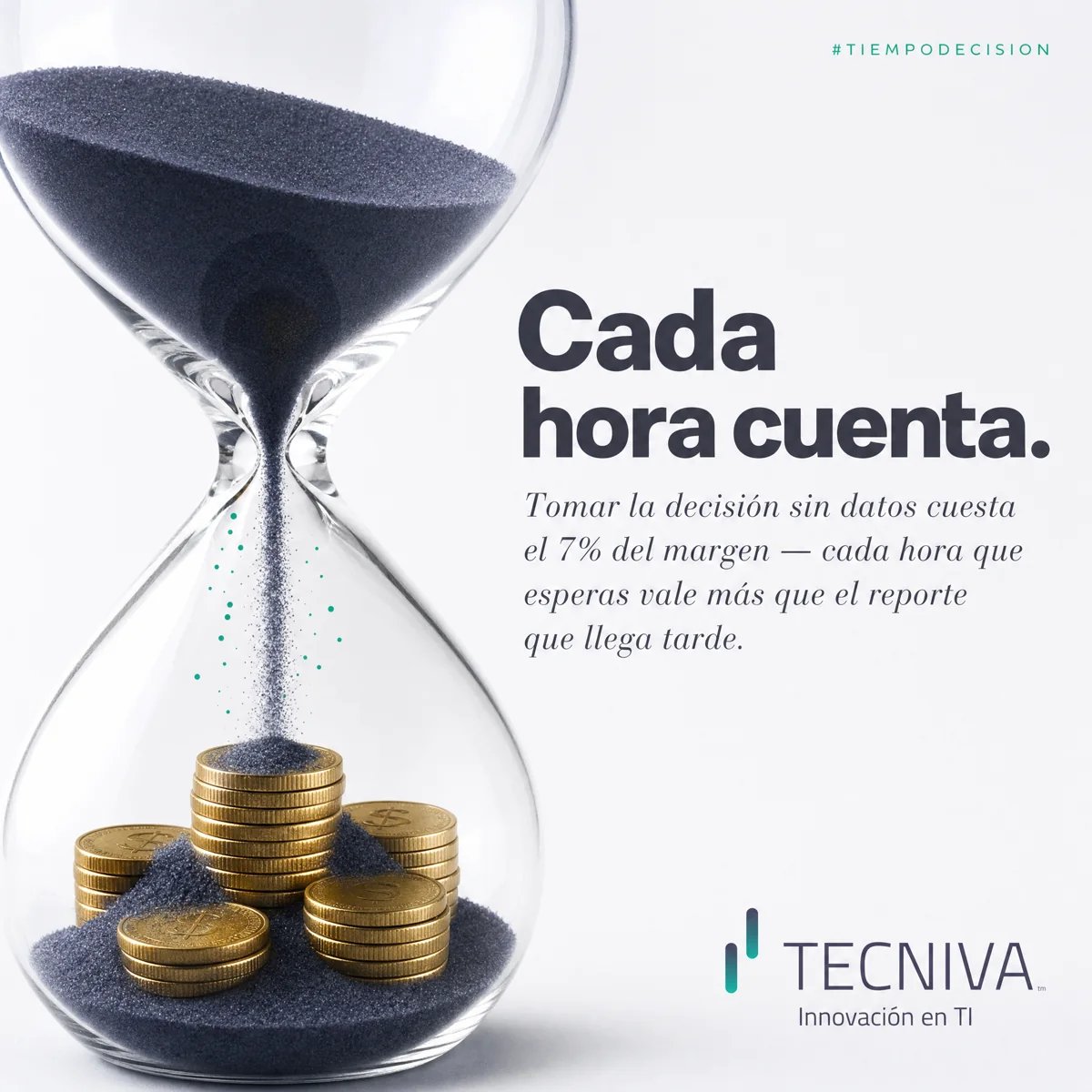 Pieza para redes producida para Tecniva BI
